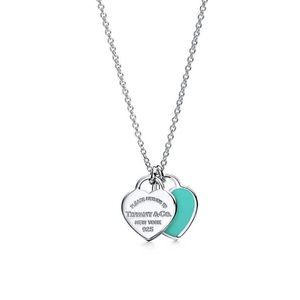 Tiffany mini double heart pendant